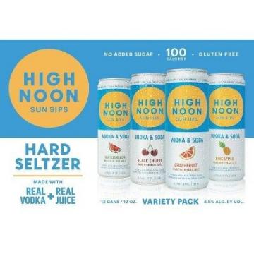 High Noon Sun Sips - Hard Seltzer Variety Pack (8 pack cans) (8 pack cans)