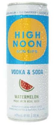 High Noon Sun Sips - Watermelon Vodka & Soda (4 pack cans) (4 pack cans)