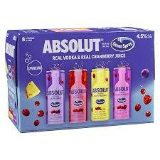 Absolut & Cran - Variety Pack (8 pack cans) (8 pack cans)