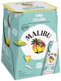 Malibu - Pina Colada (4 pack cans) (4 pack cans)